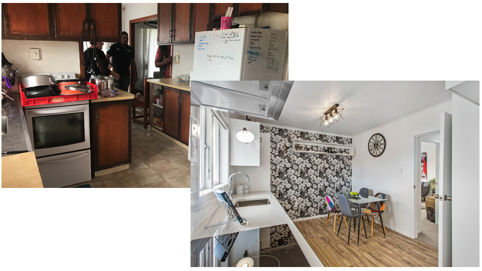 My Properties renovation and flip before and after